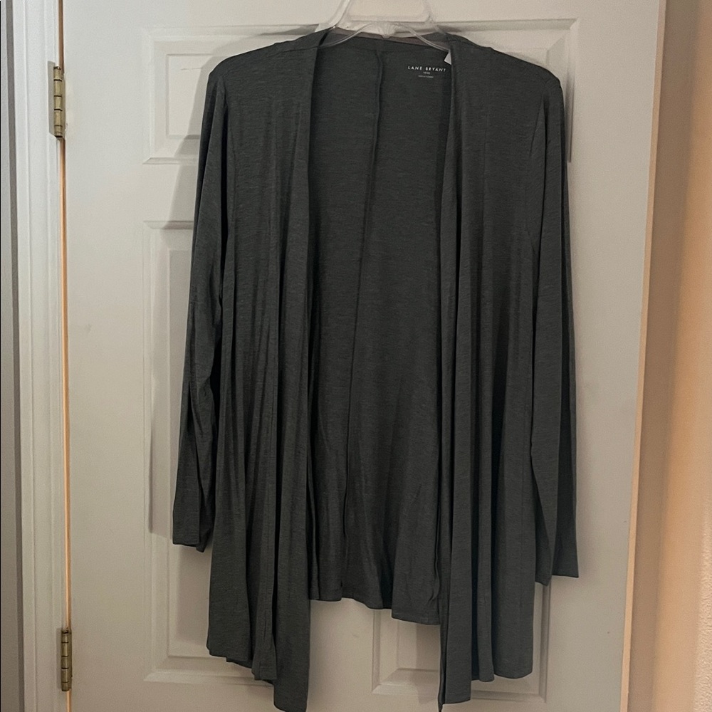Lane Bryant Charcoal Fit and Flare Cardigan 18/20 NWT